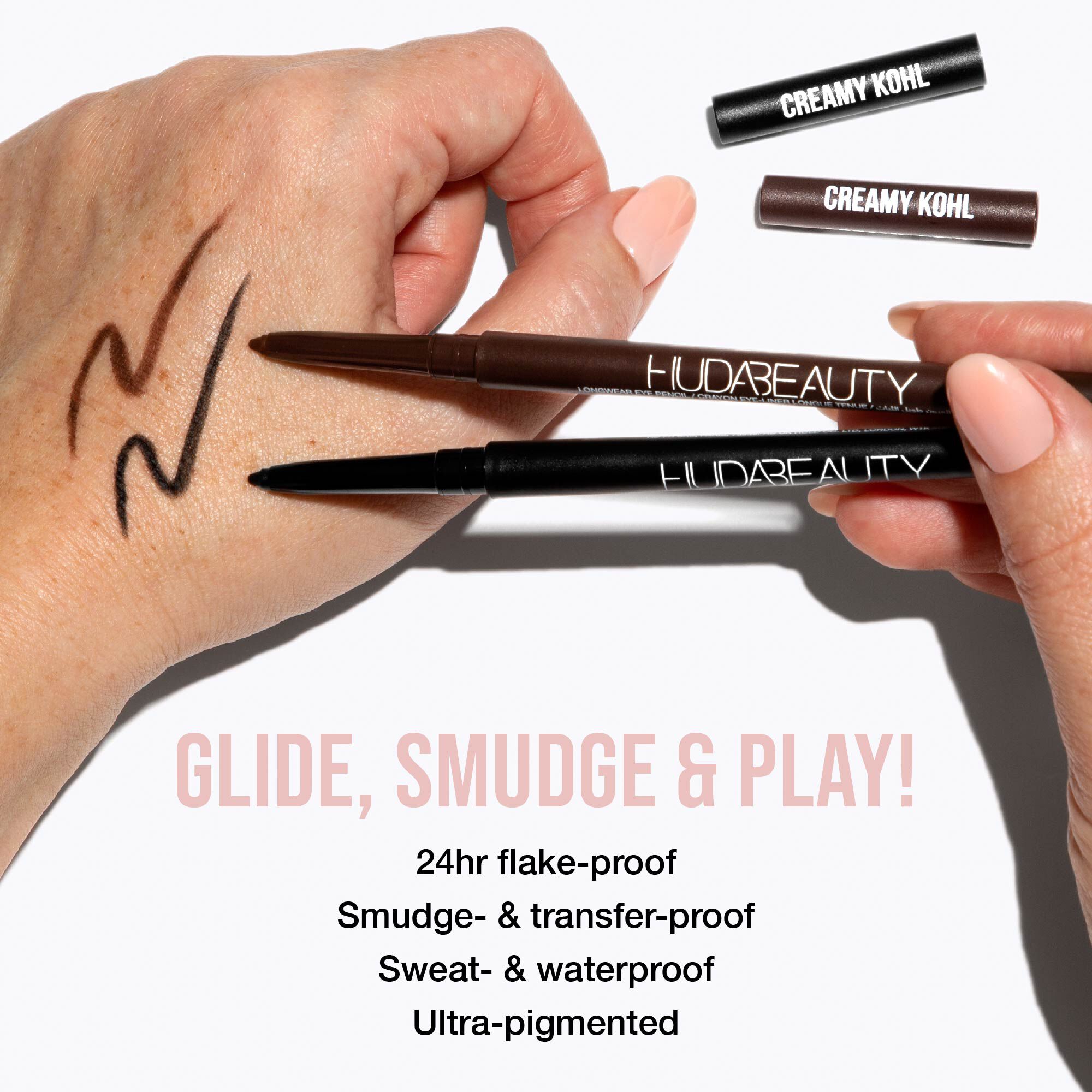 Huda beauty 2025 eye pencil waterproof